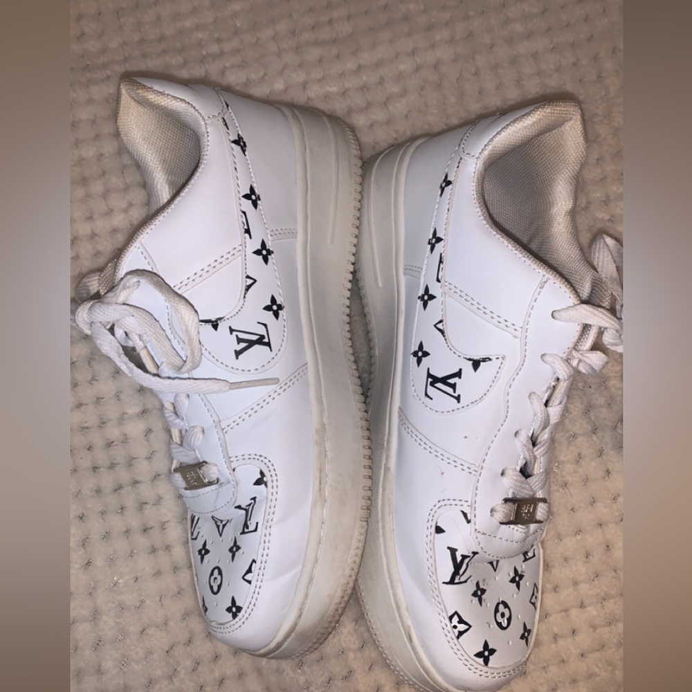 LV custom Nike air max - Picture 4 of 12